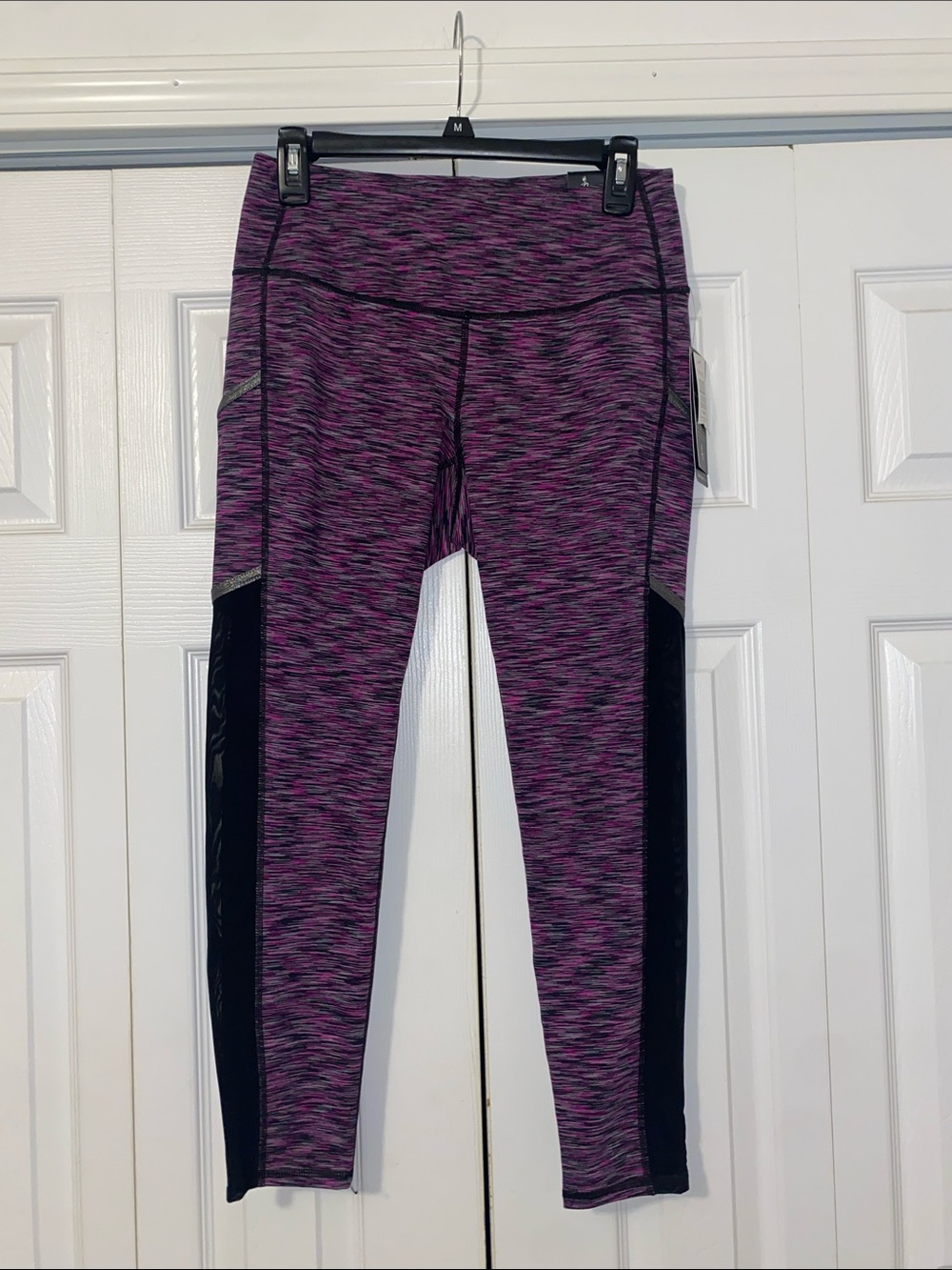 Torrid 0 Active High Rise Capri Workout Legging - Purple & Black
